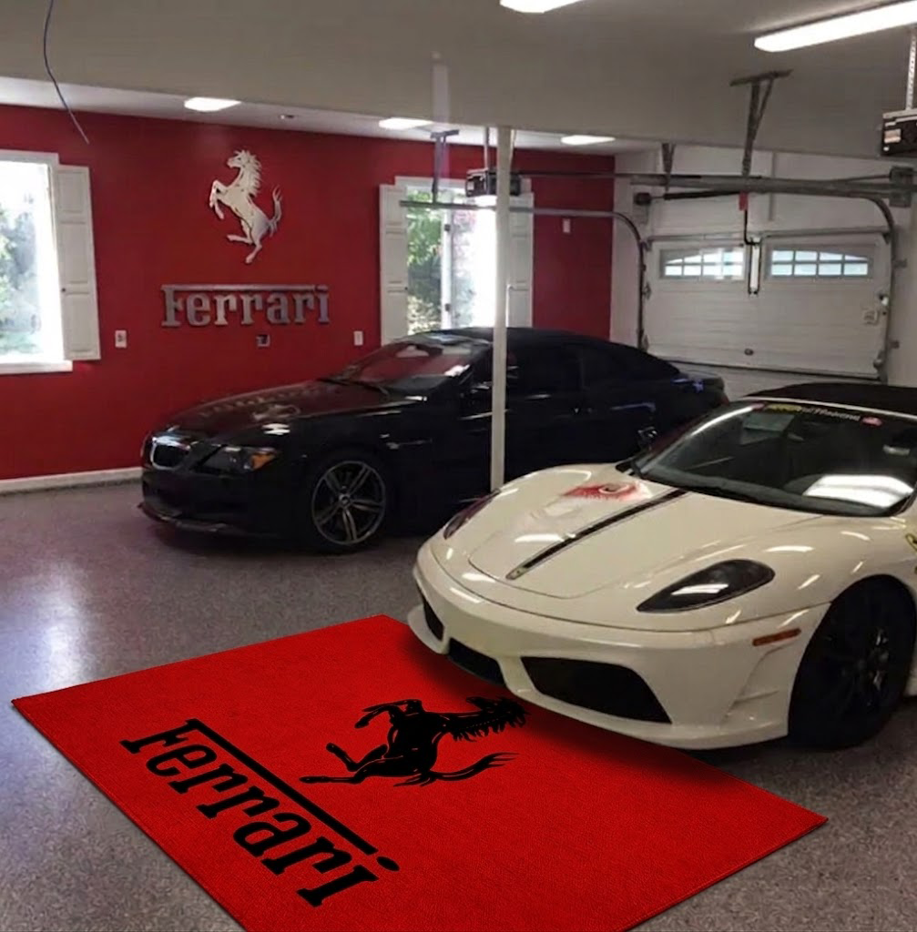 Ferrari Luxury Rug 59.1 × 86.6 inch Home, Garage & Display Carpet