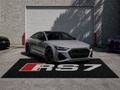 Audi RS7 Garage Floor Mat 5x7 FT (60x87 Inches) Showroom Rug