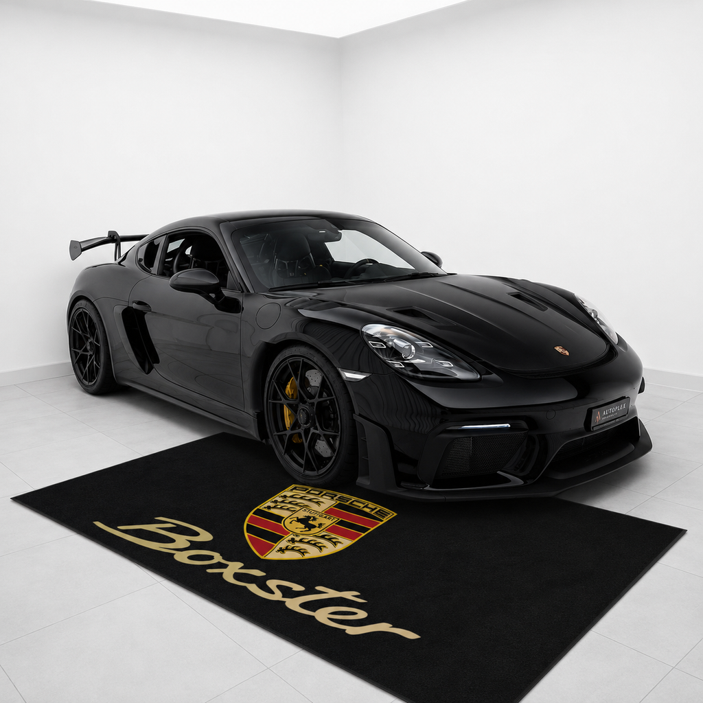 Porsche Boxter Garage Floor Mat 5x7 FT (60x87 Inches) Showroom Rug