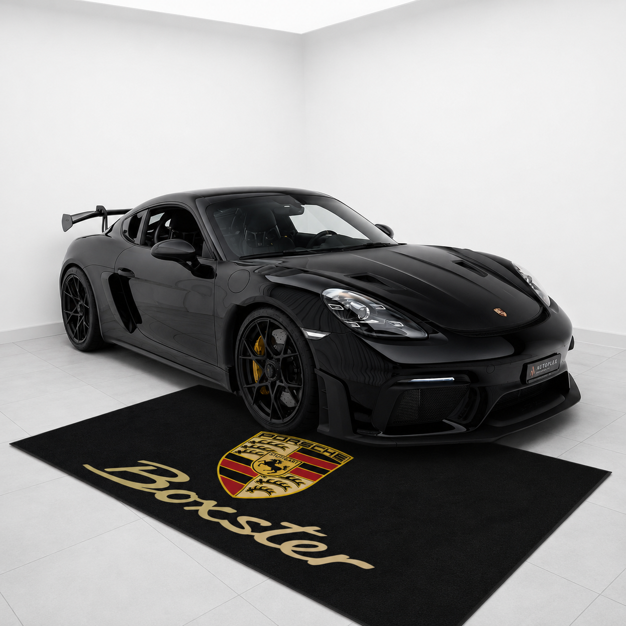 Porsche Boxter Garage Floor Mat 5x7 FT (60x87 Inches) Showroom Rug