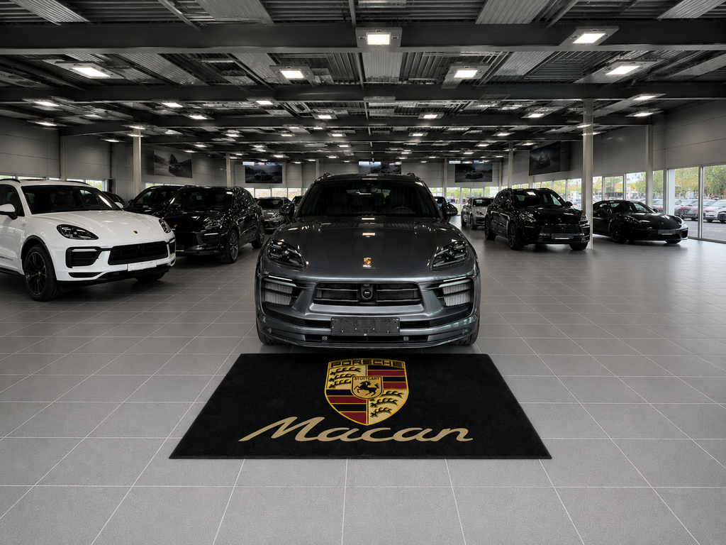 Porsche Macan Garage Floor Mat 5x7 FT (60x87 Inches) Showroom Rug