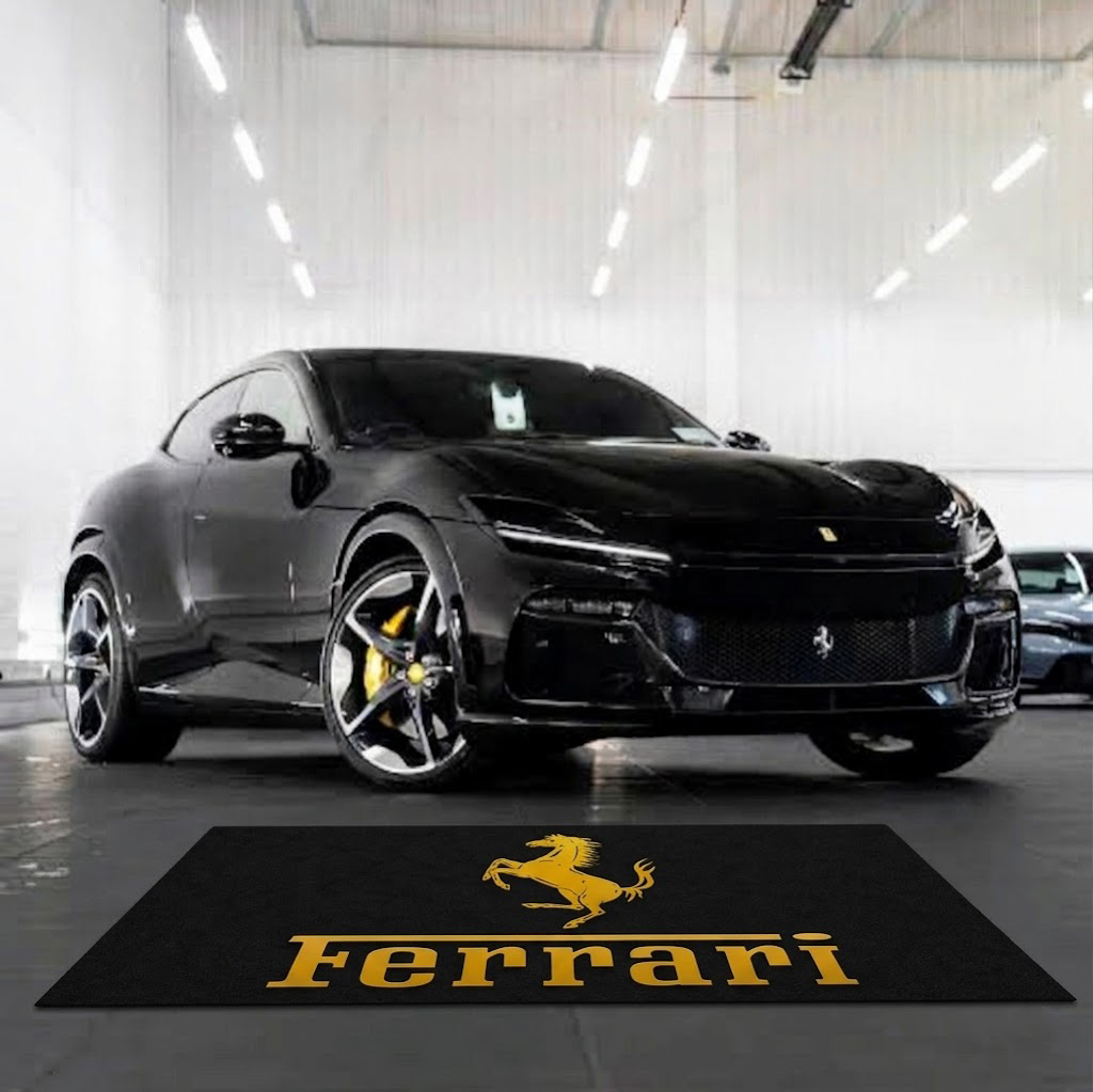 Ferrari Luxury Rug 59.1 × 86.6 inch Home, Garage & Display Carpet