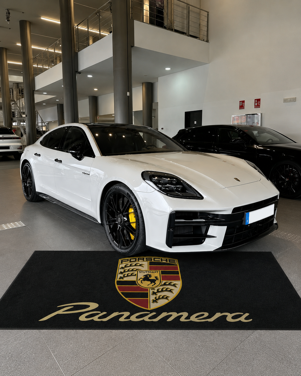 Porsche Panamera Garage Floor Mat 5x7 FT (60x87 Inches) Showroom Rug