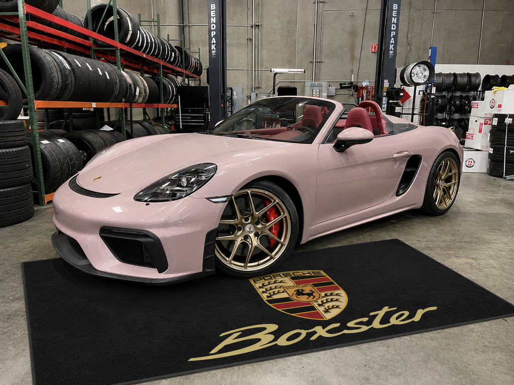 Porsche Boxter Garage Floor Mat 5x7 FT (60x87 Inches) Showroom Rug