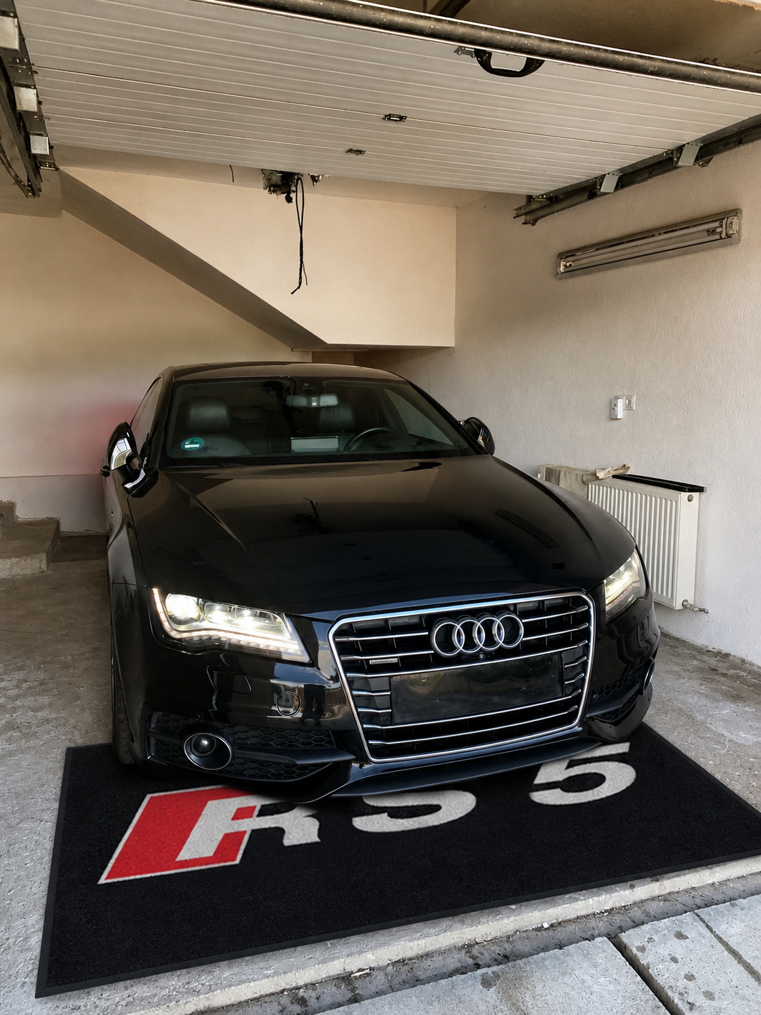 Audi RS5 Garage Floor Mat 5x7 FT (60x87 Inches) Showroom Rug