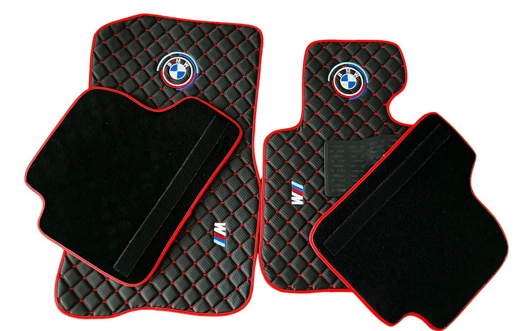 For BMW M Colorful Carbon Car Floor Mats Custom fit Leather for all BM ...