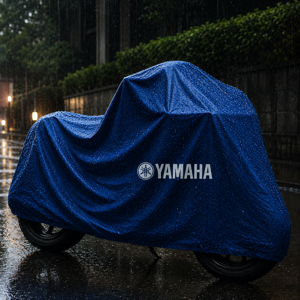 Yamaha Motorcycle Protective Outdoor Cover – Rain, Sun & Dust Resistant