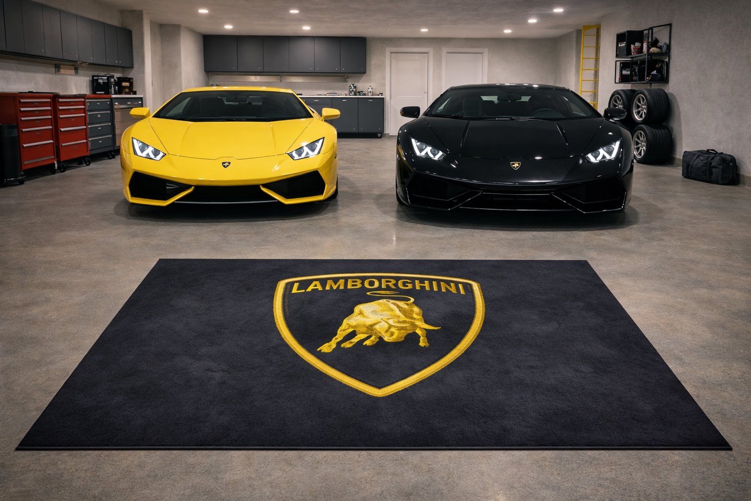 Lamborghini Luxury Rug 59.1 × 86.6 inch Home, Garage & Display Carpet