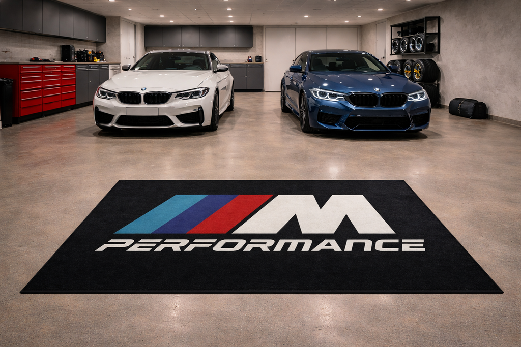 BMW M Performance Luxury Rug 59.1 × 86.6 inch Home, Garage & Display Carpet