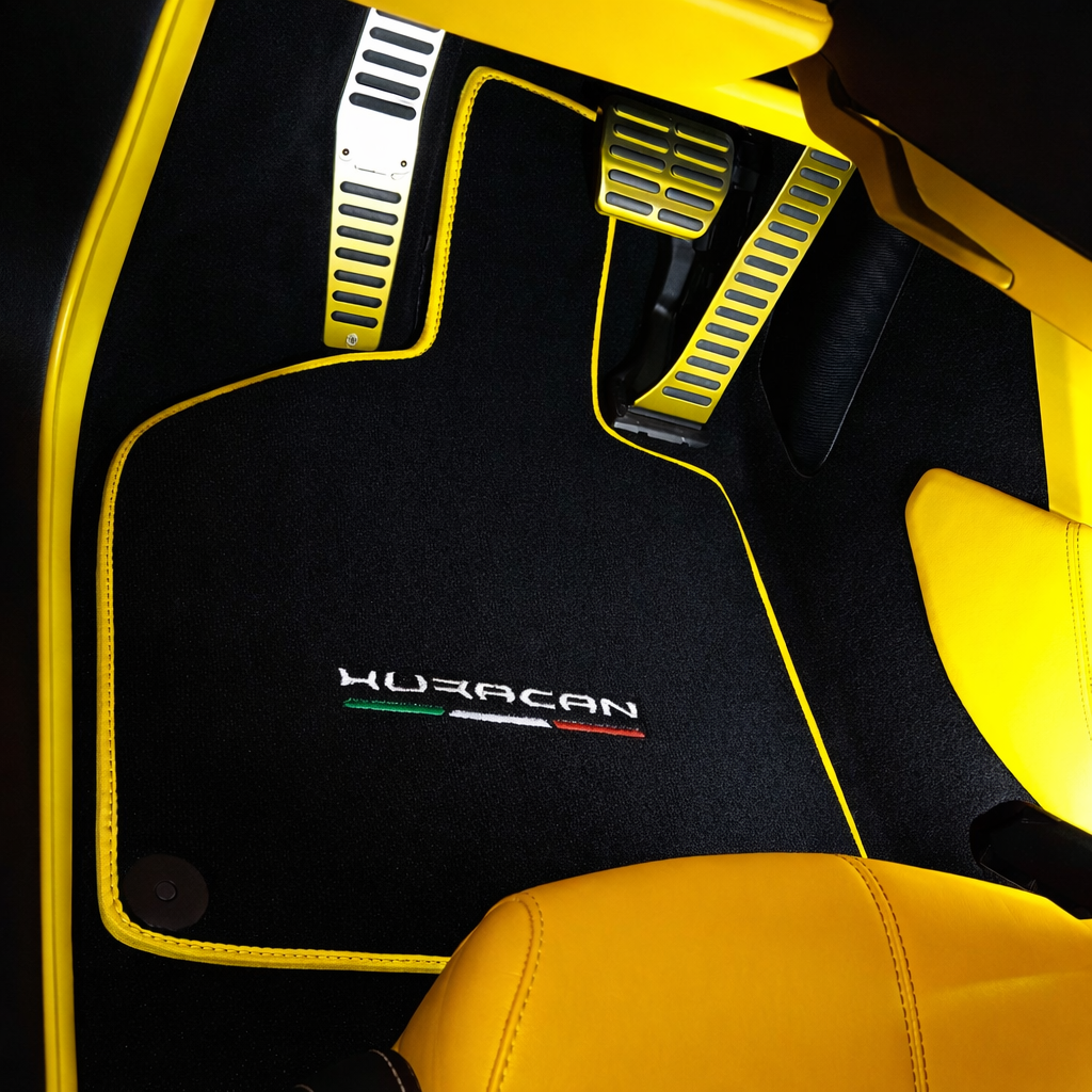 For all Lamborghini Huracan Series Carpet Car Floor Mats Bespoke