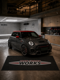 Mini Cooper / John Cooper Garage Floor Mat 5x7 FT (60x87 Inches) Showroom Rug
