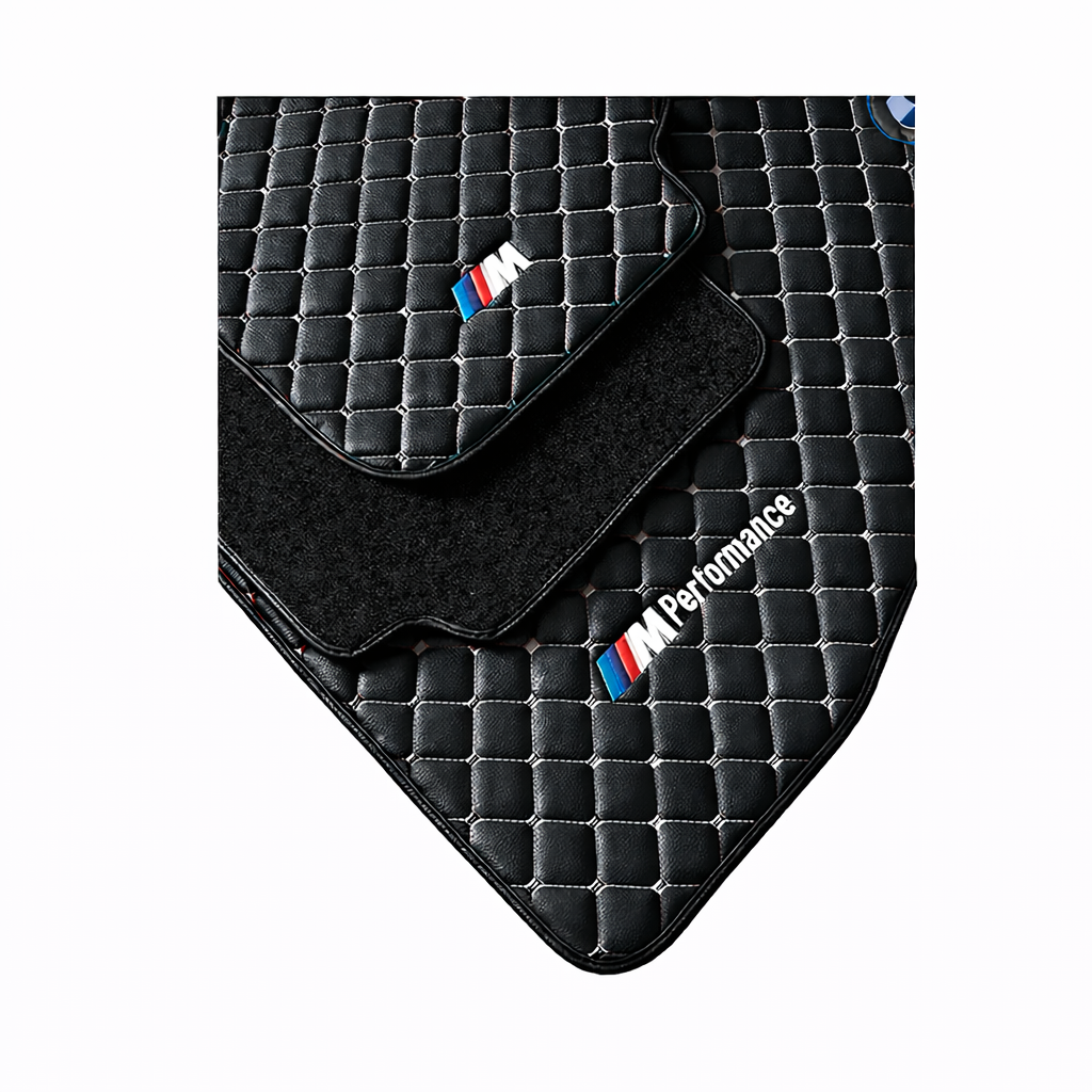 For BMW M Performance Car Floor Mats Custom fit Leather for all BMW M Performance Waterproof Carpet Liner
