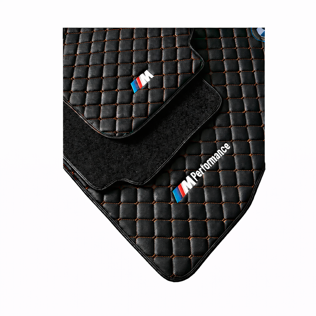 For BMW M Performance Car Floor Mats Custom fit Leather for all BMW M Performance Waterproof Carpet Liner