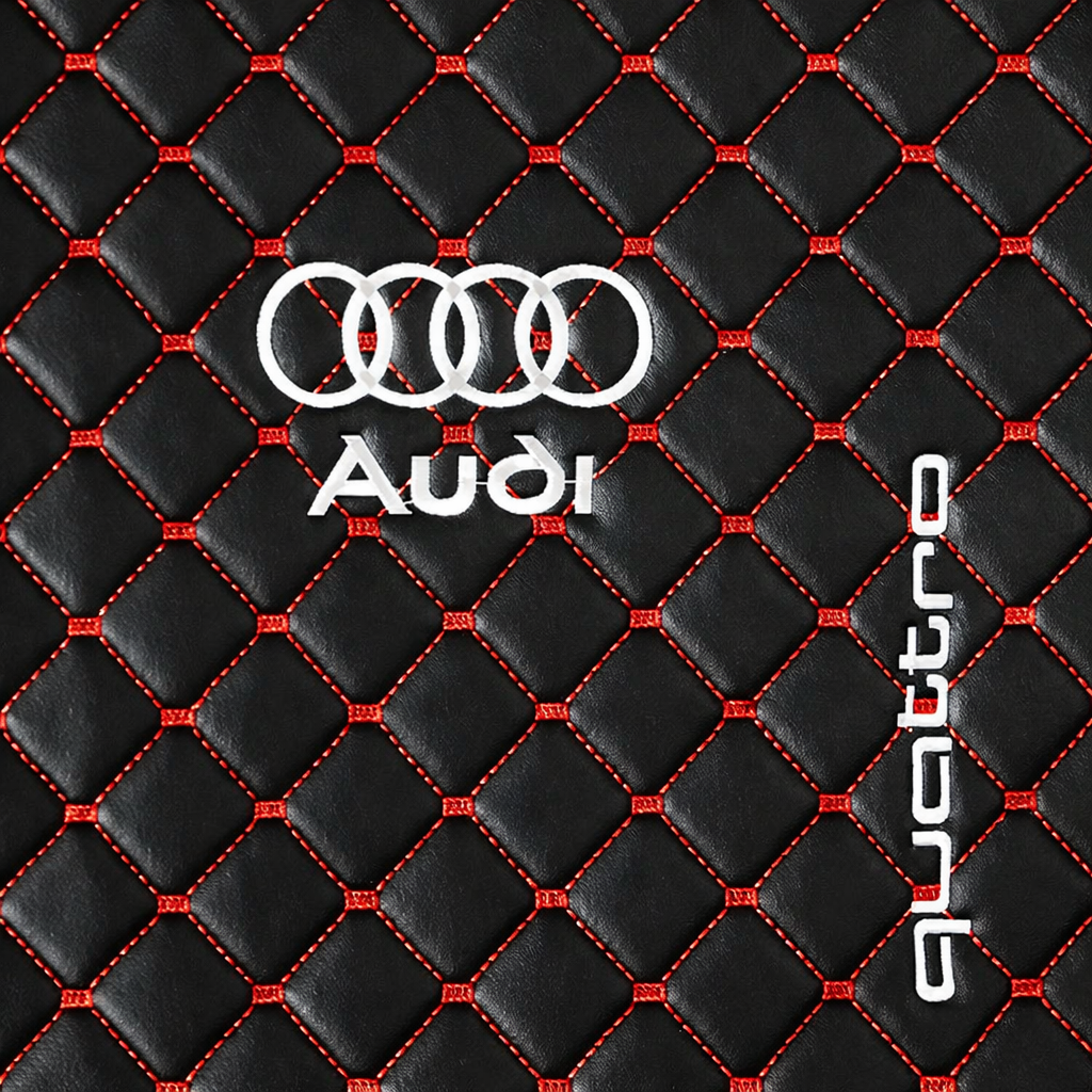 For Audi Quattro Car Floor Mats Custom fit Leather for all Audi Quattro Model Waterproof Carpet Liner