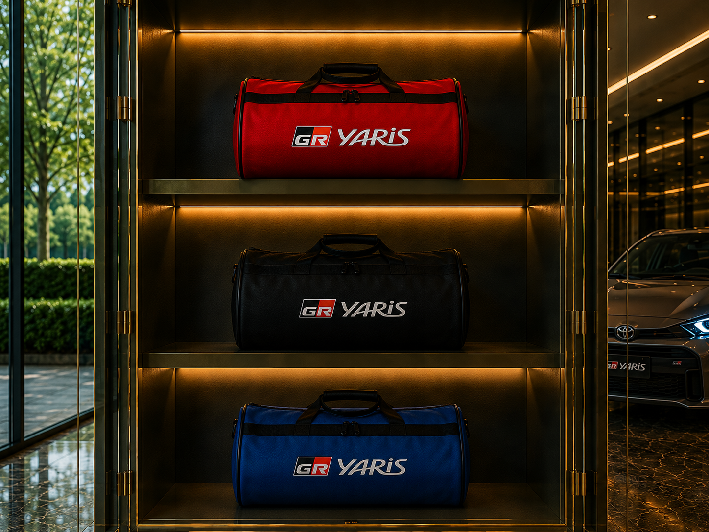 Luxury GR YARIS Duffel - Trunk Bag 12" × 20"