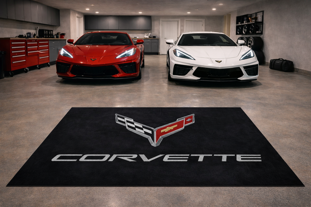 Corvette Luxury Rug 59.1 × 86.6 inch Home, Garage & Display Carpet