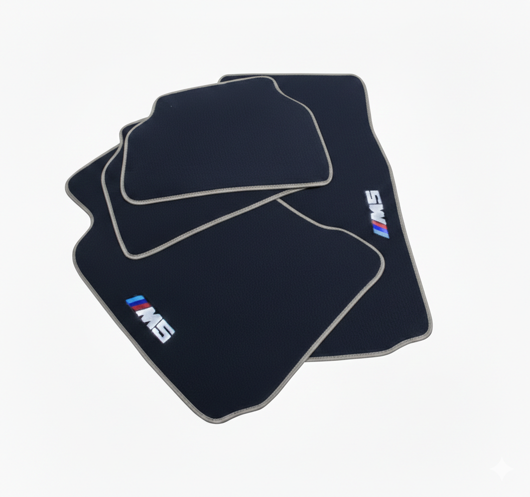 For All BMW M5 Model Carpet Car Floor Mats Custom fit for BMW Model M5 Design Carpet Liner