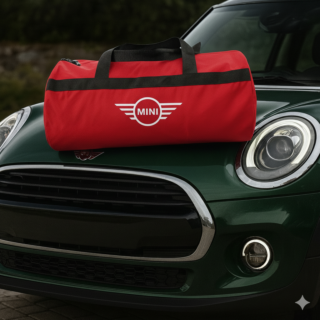 Luxury Mini Cooper Duffel Bag - Trunk Bag 12" × 20"