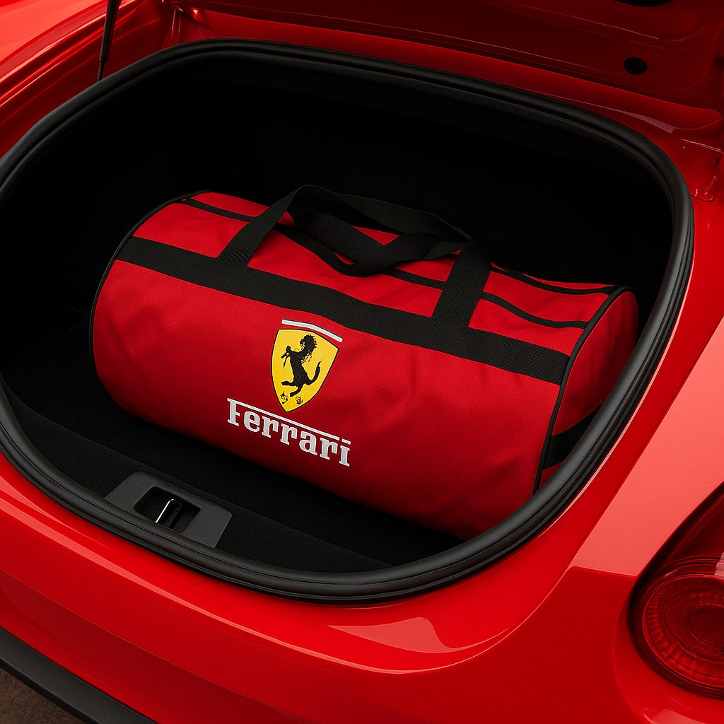 Luxury Ferrari Duffel - Trunk Bag 12" × 20"