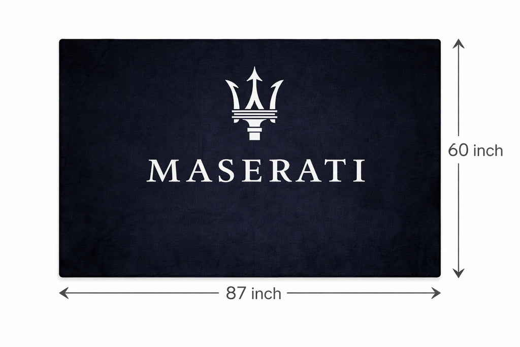 Maserati Luxury Rug 59.1 × 86.6 inch Home, Garage & Display Carpet