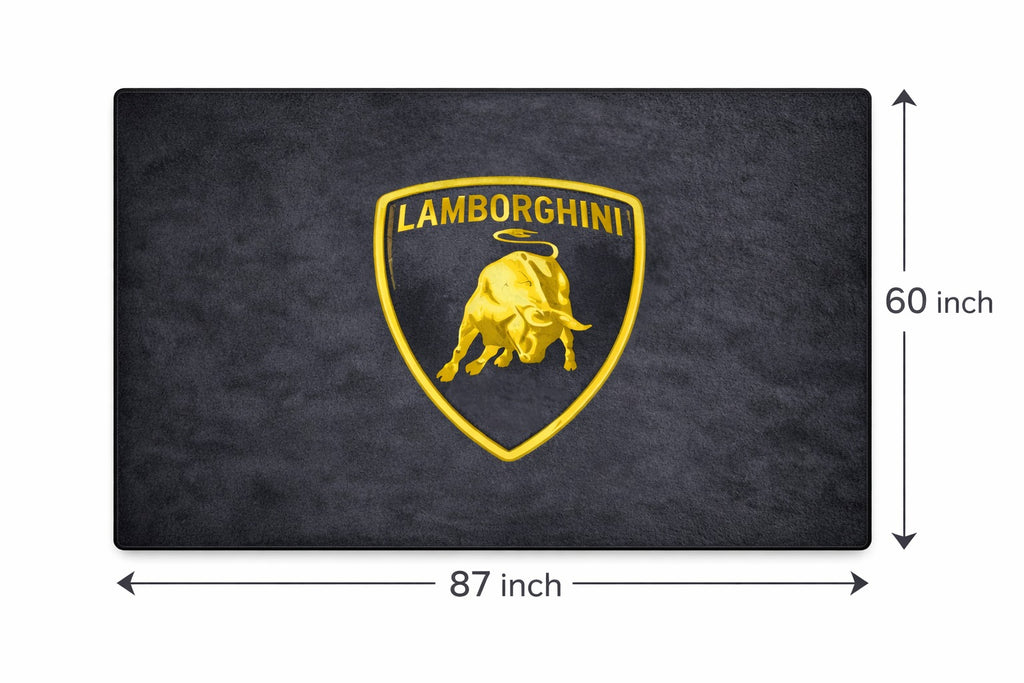 Lamborghini Luxury Rug 59.1 × 86.6 inch Home, Garage & Display Carpet
