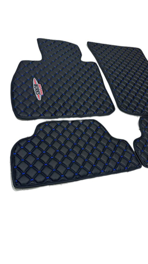 For Mini Cooper John Cooper Works R53 (2001-2006) Car Floor Mats Custom fit Leather for all Mini Cooper Waterproof Carpet Liner