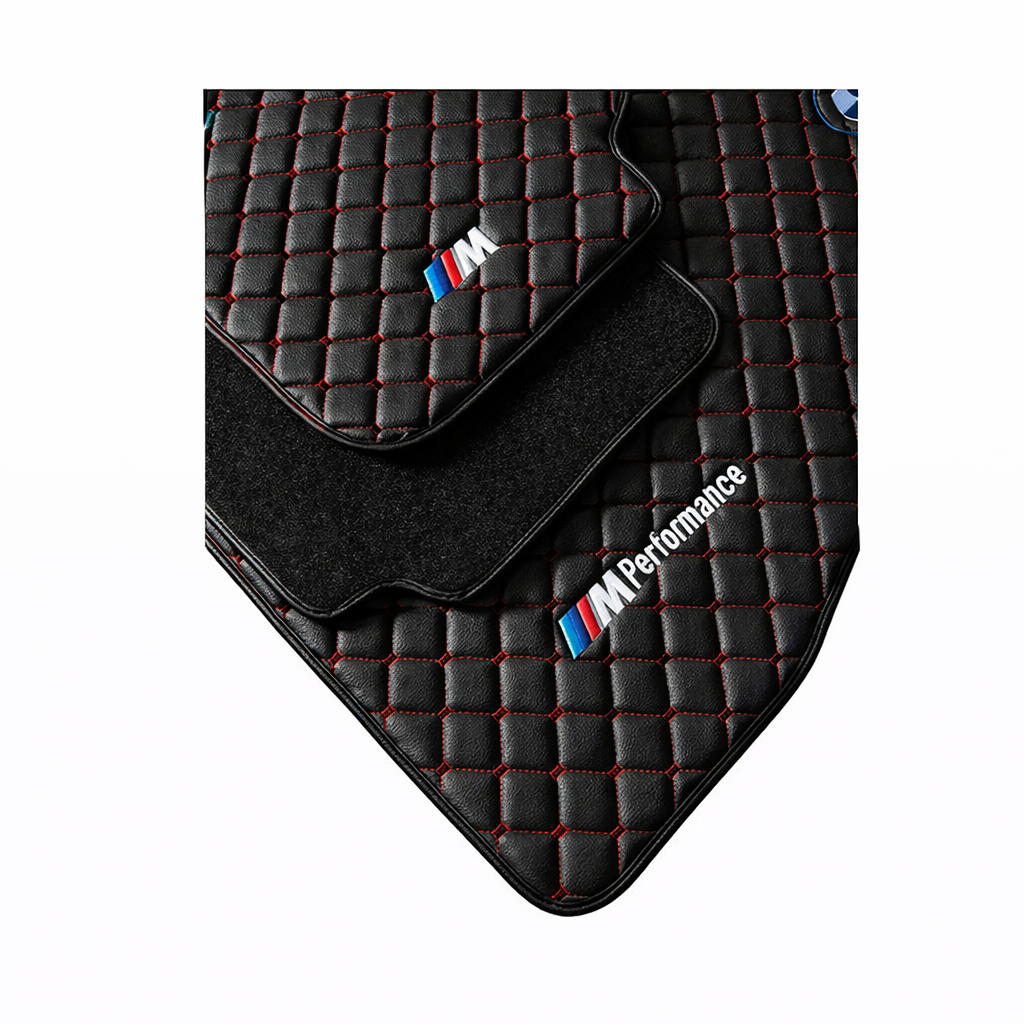 For BMW M5 Car Floor Mats Custom fit Leather for all BMW M5 Waterproof Carpet Liner