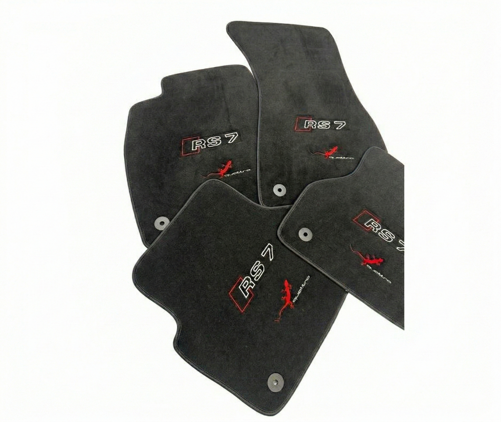 For all Audi RS7 Quattro Carpet Car Floor Mats for all RS7 Quattro Carpet Liner