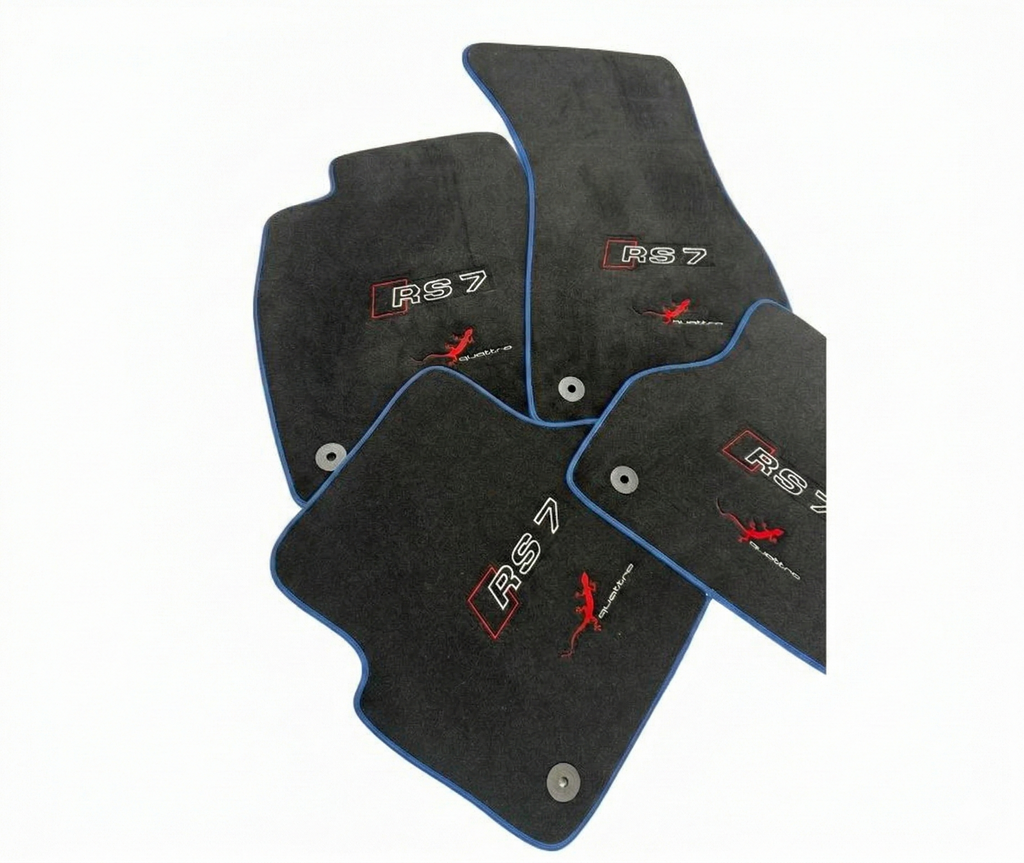 For all Audi RS7 Quattro Carpet Car Floor Mats for all RS7 Quattro Carpet Liner