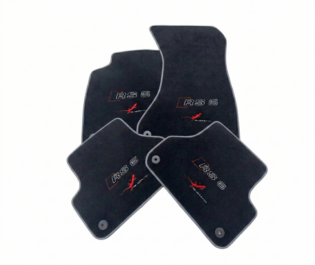 For all Audi RS6 Quattro Carpet Car Floor Mats for all RS6 Quattro Carpet Liner
