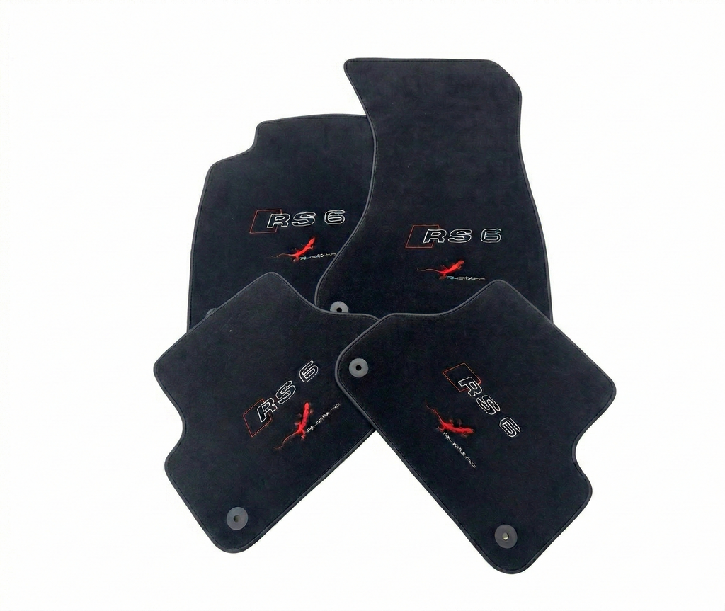 For all Audi RS6 Quattro Carpet Car Floor Mats for all RS6 Quattro Carpet Liner