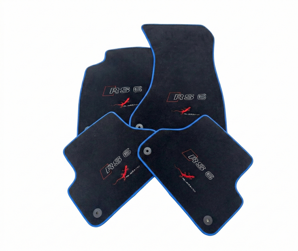 For all Audi RS6 Quattro Carpet Car Floor Mats for all RS6 Quattro Carpet Liner