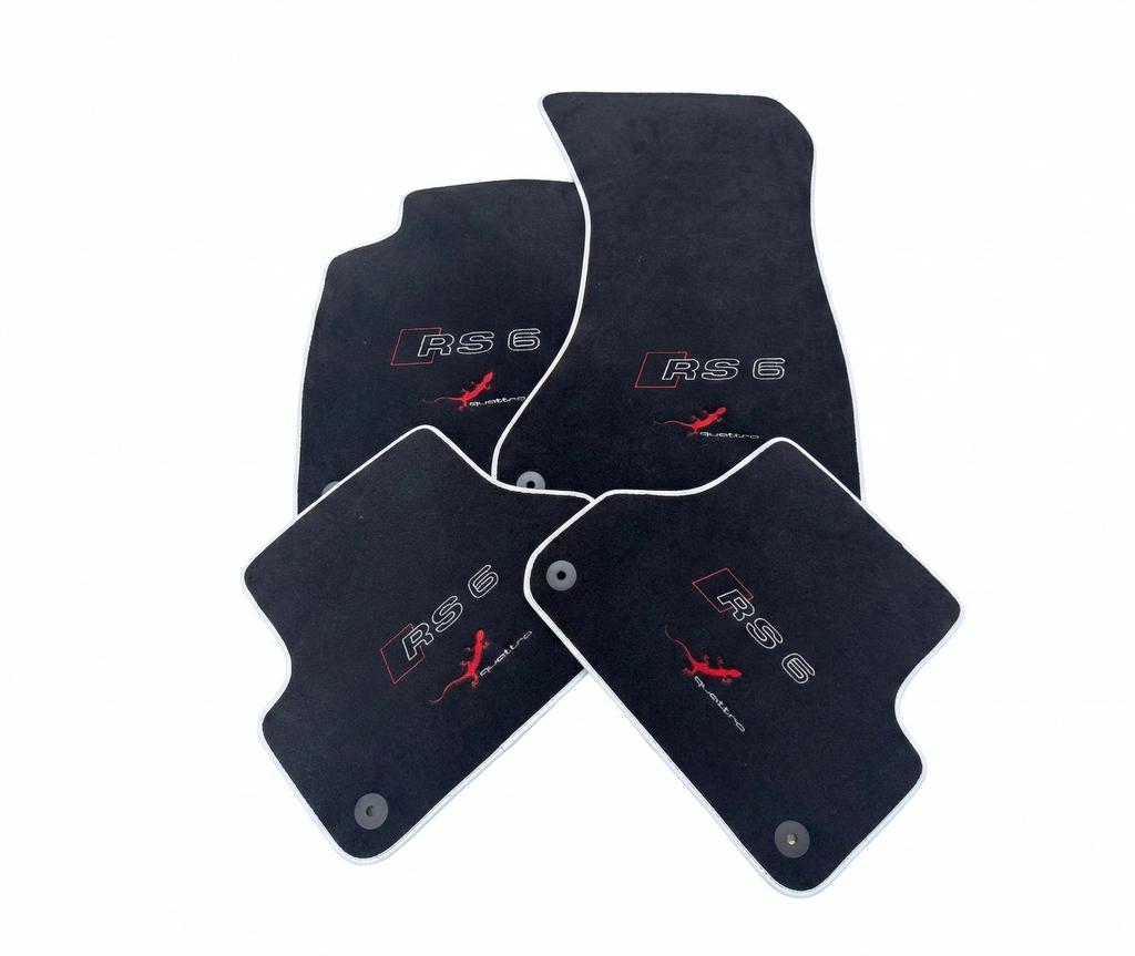 For all Audi RS6 Quattro Carpet Car Floor Mats for all RS6 Quattro Carpet Liner