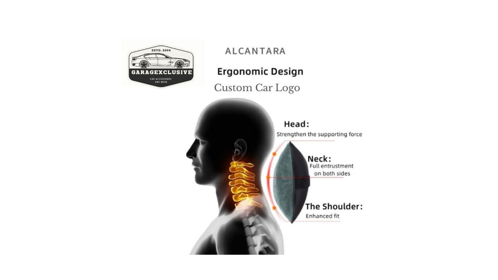 Lamborghini Alcantara Neck Pillow - 2 PCS
